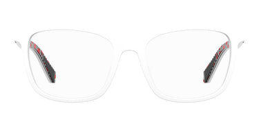 Premium Women Moschino Love Model Eyeglasses: MOL585 - White- SpecSMART Eye Clinic (Front View)